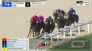 Gulfstream Park Carrera 6 - 6 de Abril 2023