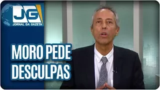 Bob Fernandes/Moro pede desculpas, mas não se arrepende. É o deixar a lei de lado em nome da lei.