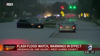 Flash Flood Watch, warnings in effect