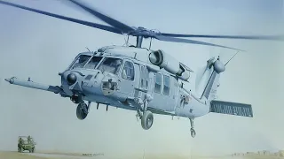 MH-60K Blackhawk SOA от ITALERI 1:48 - Обзор деталей