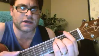 How to play "Walk on the Wild Side" by Lou Reed by acoustic guitar