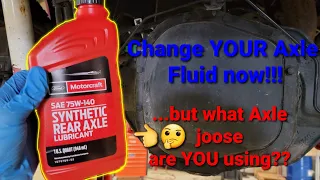 FORD Superduty - Rear Axle Fluid Change | EASY TO DO at HOME | What AXLE do YOU have?? *WATCH THIS*