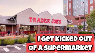 ENGLISH LESSON ABOUT SHOPPING - I GET KICKED OUT OF TRADER JOE'S