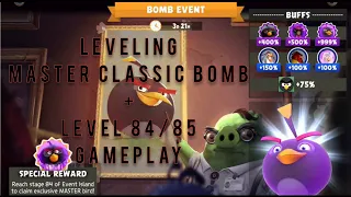 Angry Birds Evolution: Leveling Master Classic Bomb + Level 84/85 Gameplay
