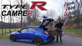 I Turned my Civic Type R into a Camper