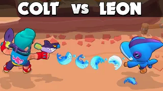 🦈 COLT vs LEON 🦈 Tiburones 🦈 Brawl Stars