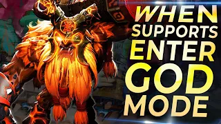 Dota 2 - When SUPPORTS Enter GOD Mode - (The Art of Outplay)