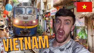 BEST THINGS TO DO IN HANOI, VIETNAM!! (TRAIN STREET, FOOD TOUR, FIRST TIME MEETING VIETNAM FAMILY!!)