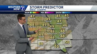 Breezy, cool with more afternoon sunshine Wednesday