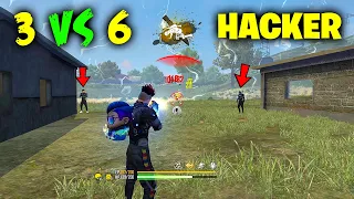 HACKER HARESH VS 3 FAKE AMITBHAI BEST CLASH SQUAD GAMEPLAY - GARENA FREE FIRE