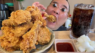 ' 치킨먹을때 보는영상 ' 치킨학 박사의 황올치킨 먹방 입니다 MUKBANG