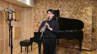 Stravinsky Three Pieces for Clarinet - II