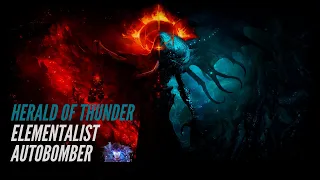 [Path of Exile 3.19] Herald of Thunder Elementalist Autobomber Map Showcase
