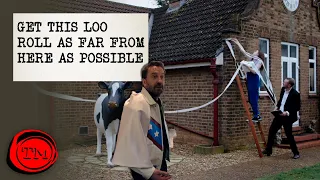 Get this Loo Roll as Far Away as Possible (Complete with Lee Mack Meltdown) | Full Task