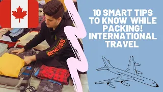 10 SMART TIPS WHILE PACKING FOR CANADA🇨🇦! SAVE MONEY, TIME & SPACE! INDIA TO CANADA! STUDENTS!