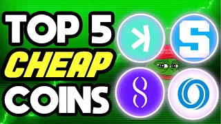 Top 5 CHEAPEST Altcoins to Make you RICH by 2025 (100X POTENTIAL)