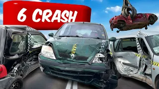 6 CRASH EN 1 VIDÉO !! Un Vrai CARNAGE 😈