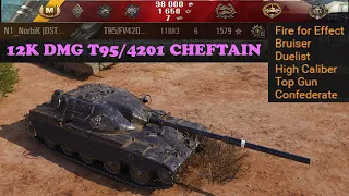 T95/FV4201 Chieftain 🔝 12K DMG T95/4201 CHEFTAIN 🔝 World of Tanks ✔️