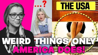 THINGS BRITS DON'T UNDERSTAND | AMERICAN REACTS | AMANDA RAE