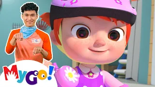 You Can Ride a Bike | CoComelon Nursery Rhymes & Kids Songs | MyGo! Sign Language For Kids