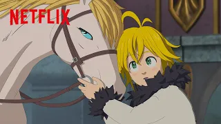 Meliodas Speaks Horse?! | The Seven Deadly Sins: Grudge of Edinburgh Part 2 | Clip | Netflix Anime