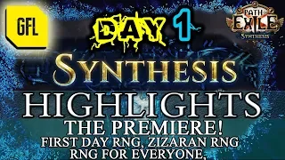 Path of Exile 3.6: SYNTHESIS DAY # 1 Highlights THE PREMIERE, ZIZARAN'S MAGICAL FUSINGS,