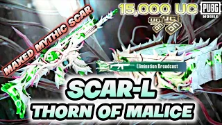 Maxed Mythic Scar-L | Thorn of Malice | 15,000 UC | PUBG Mobile