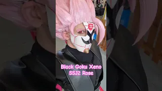 Black Xeno SSJ2 😈🔥 #dragonball #cosplay #dragonballsuper #blackgoku #goku