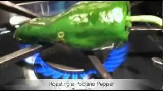 Roasting a Poblano Pepper on your Stovetop