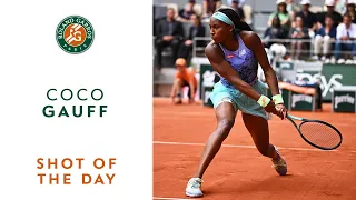 Shot of the day #14 - Coco Gauff | Roland-Garros 2022