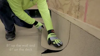 Low-Slope Roof Wall Flashing Detail Installation