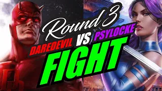 Round 3: Daredevil VS Psylocke (Avengers VS X-Men)