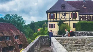 4K Bebenhausen Monastery Rain Walk Near Stuttgart, Germany 🇩🇪 Nomad Relax - 4K Walking Tour