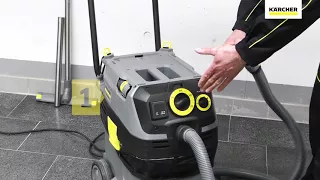How to clean the filter of NT vacuum