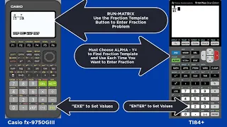 Activity 20: Dividing Fractions w/Casio fx-9750GIII vs. TI84+ Graphing Calculators