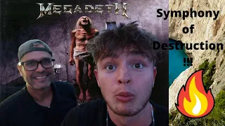 My Dad And I React Megadeth - Symphony of Destruction!!!