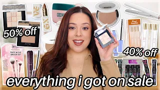 BLACK FRIDAY HAUL 2023! ALL OF THE BEAUTY PRODUCTS I BOUGHT ON SALE