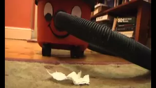 Henry the Hoover vs A Piece of Tissue