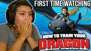 ACTRESS REACTS to HOW TO TRAIN YOUR DRAGON (2010) *THIS MOVIE BROKE ME!* first time watching