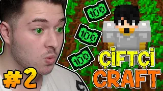 PARA KAZANMAYA BAŞLADIK! | Minecraft ÇiftçiCraft #2