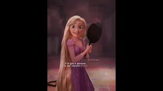 Me when I've got a person in my closet | #edit #tangled #shorts  #disney