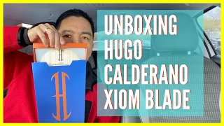Unboxing Xiom Hugo Calderano Blade