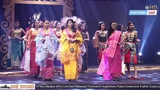 Introduction Round in Traditional Attires | Miss Manipur 2018
