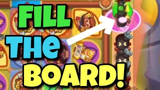 COVER The Board With THIS Deck! - Beats *MAX* LEVEL CULTIST!? || Rush Royale