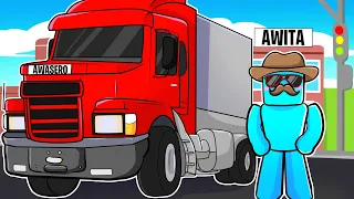 Awita se Volvió Camionero en Roblox!