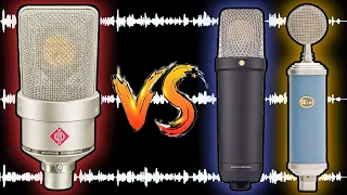 Neumann TLM 103 Mic Comparing to Rode NT1 & Blue Bluebird ( $1300 vs $300 Mic )