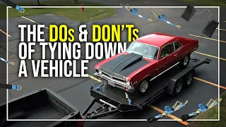 How to Properly Load & Tie-Down a Hot Rod, Race Car, or Other Vehicle on a Tow Trailer