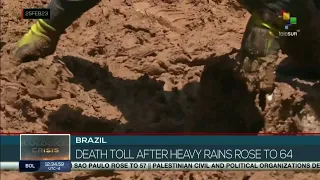 Brazil: Death toll rises to 64 in Sao Paulo due to rains