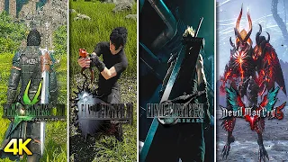 Final Fantasy 16 Vs Final Fantasy 15 Vs Final Fantasy 7 Rebirth Vs Devil May Cry 5 - Which is Best?