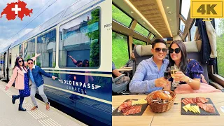 🇨🇭 Goldenpass Express Switzerland 2023 Panoramic Train from Interlaken to Montreux Train Tour [4K]